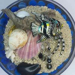 Lunch at the ritz clip on earings